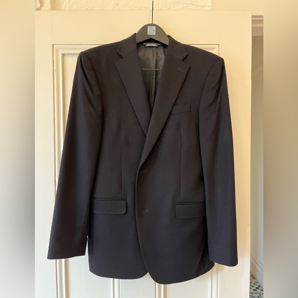 Saks Fifth Avenue Cashmere Blazer (Navy)